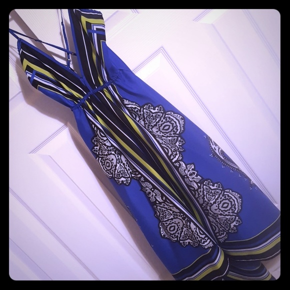 Mango Dresses & Skirts - Blue Handkerchief Dress by Mango
